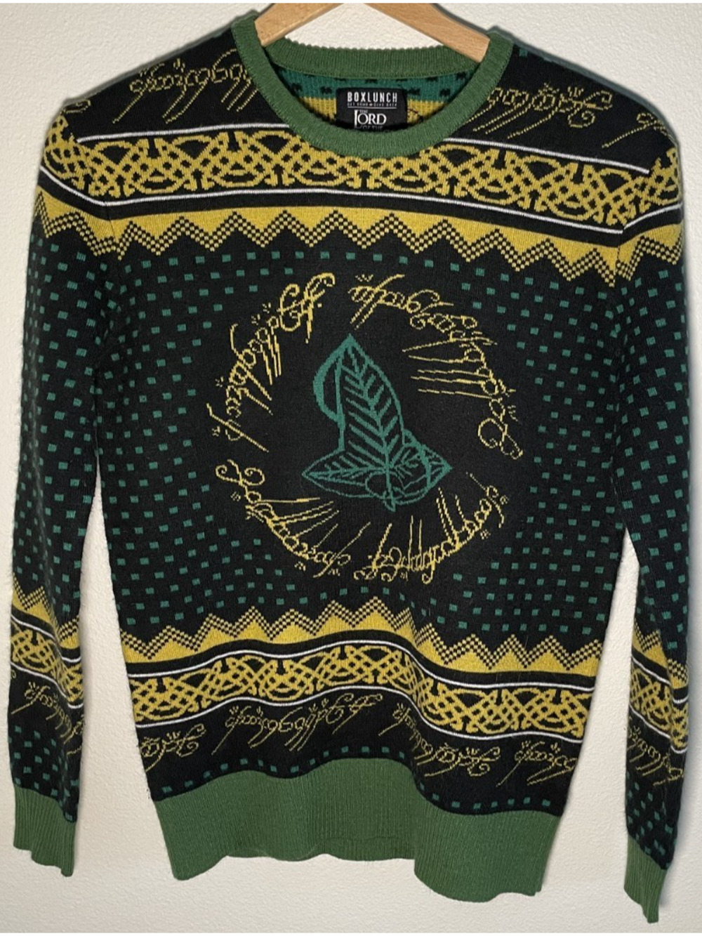 Lord Of The Rings x Box Lunch Movie Sweater Black - XS